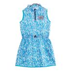 CUARTO UNITEDk Alto united половина Zip безрукавка One-piece Logo рисунок оттенок голубого L Golf одежда женский 