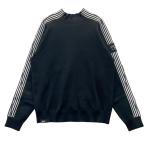 PING ピン ; 2024年モデル 長袖ニットセーター ロゴサイドライン  ブラック系 S ゴルフウェア レディース