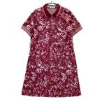 MARK&amp;LONA Mark and rona короткий рукав Polo One-piece общий рисунок розовый серия 36 Golf одежда женский 