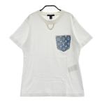 LOUIS VUITTON ルイ ヴィトン 22SS RW221J UOL FMTS16 半袖 Tシャツ ポケット モノグラムポケット ホワイト系 M メンズ
