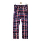 FILA GOLF filler Golf с изнанки флис длинные брюки в клетку темно-синий серия L Golf одежда мужской 