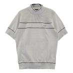 NEW BALANCE GOLF New balance 2024 год модели с высоким воротником короткий рукав вязаный свитер серый серия 1 Golf одежда женский 