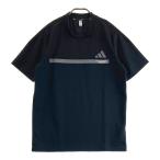 ADIDAS GOLF Adidas Golf HZ1416 2023 год модели mok шея короткий рукав футболка оттенок черного L Golf одежда мужской 