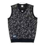 [ новый товар ]PUMA GOLF Puma Golf 2025 год модели 635736 V шея вязаный лучший общий рисунок оттенок черного XL Golf одежда мужской 