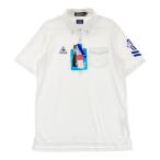 【新品】LE COQ GOLF ルコックゴルフ  半袖ポロシャツ ボタンダウン  ホワイト系 LL ゴルフウェア メンズ
