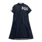 PGG PEARLY GATES Pearly Gates 2023 год модели половина Zip короткий рукав One-piece сетка темно-синий серия 1 Golf одежда женский 