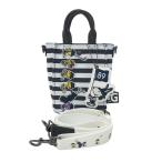 PEARLY GATES Pearly Gates 2023 год модели ×PEANUTS 2WAY плечо сумка Snoopy окантовка рисунок темно-синий серия Golf одежда 