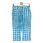 ADIDAS GOLF Adidas Golf N48503 7 минут длина стрейч брюки в клетку оттенок голубого S Golf одежда женский 