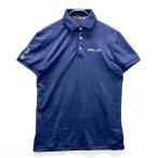 RLX ラルフローレン  半袖ポロシャツ カモフラ 迷彩柄 ネイビー系 XS ゴルフウェア メンズ