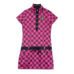 FILA GOLF filler Golf короткий рукав One-piece в клетку розовый серия L Golf одежда женский 