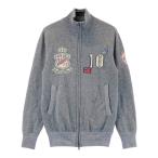 MASTER BUNNY EDITION マスターバニーエディション  カシミヤ混 ニット ジップジャケット  グレー系 4 ゴルフウェア メンズ