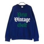 NEW VINTAGE GOLF новый Vintage Golf вязаный свитер темно-синий серия M Golf одежда мужской 
