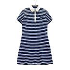 23 район GOLFnijuu thank Golf короткий рукав One-piece окантовка рисунок темно-синий серия S-M Golf одежда женский 