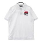 ショッピングカーズ Golfickers ゴルフィッカーズ  半袖ポロシャツ　Masdagolfコラボ  ホワイト系 S ゴルフウェア メンズ