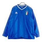 【新品】KAPPA GOLF カッパゴルフ  裏起毛 ブルゾン ストライプ柄 ブルー系 XO ゴルフウェア メンズ