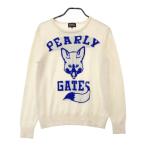 PEARLY GATES Pearly Gates шерсть вязаный свитер оттенок белого 5 Golf одежда мужской 
