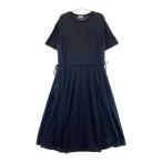 MONCLER モンクレール G10938I72310 ABITO 半袖 切替 ワンピース  ネイビー系 S レディース