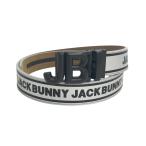 JACK BUNNY Jack ba колено пряжка кожаный ремень оттенок серебра размер надпись нет Golf одежда 