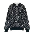 JACK BUNNY Jack ba колено ×PEANUTS вязаный свитер Snoopy общий рисунок оттенок черного 1 Golf одежда женский 