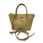 ショッピングヴェルニ LOUIS VUITTON ルイ ヴィトン M90165 DR3154 モンテベロPM 2way ハンドバッグ モノグラムヴェルニ イエロー系