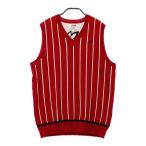 MASTER BUNNY EDITION тормозные колодки ba колено выпуск V шея вязаный лучший Logo вышивка полоса рисунок оттенок красного 5 Golf одежда мужской 