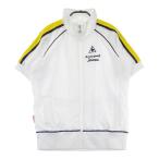 LE COQ GOLF Le Coq Golf обратная сторона сетка короткий рукав Zip жакет оттенок белого LL Golf одежда женский 