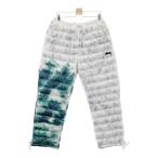 【新品】NIKE ナイキ ×STUSSY DC1092-100 Insulated Pants 中綿パンツ 総柄 ホワイト系 L メンズ