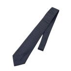 【新品】LOUIS VUITTON ルイ ヴィトン  ネクタイ シルク 総柄 ネイビー系  メンズ