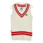 LE COQ GOLF Le Coq Golf V шея вязаный лучший оттенок белого M Golf одежда женский 