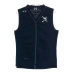 OAKLEY Oacley 461591JP вязаный Zip лучший оттенок черного M Golf одежда мужской 