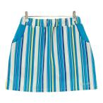 DELSOL Delsol внутренний имеется юбка полоса рисунок оттенок голубого M Golf одежда женский 