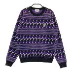 JACK BUNNY Jack ba колено вязаный свитер общий рисунок лиловый серия 1 Golf одежда женский 