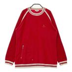 LANVIN SPORT Lanvin sport вязаный свитер велюр переключатель оттенок красного 40 Golf одежда женский 