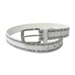 PEARLY GATES Pearly Gates ремень Logo рисунок оттенок белого Golf одежда 