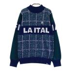 FILA GOLF filler Golf ; MO4CL701 шерсть . длинный рукав вязаный свитер общий рисунок оттенок белого L Golf одежда женский 