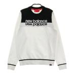NEW BALANCE GOLF New balance передний Logo длинный рукав вязаный свитер оттенок белого 1 Golf одежда женский 