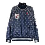 PEARLY GATES パーリーゲイツ  インナー付 長袖 スニードジャック 星総柄 ネイビー系 4 ゴルフウェア メンズ