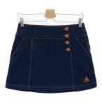 LE COQ GOLF Le Coq Golf Denim способ стрейч юбка темно-синий серия 7 Golf одежда женский 