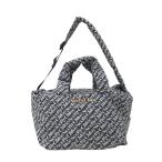 ショッピングchloe SEE BY CHLOE シーバイクロエ TILLY 2WAY トートバッグ モノグラム ジャカード ネイビー系