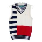 TOMMY HILFIGER GOLF Tommy Hilfiger Golf V шея вязаный лучший оттенок белого M Golf одежда женский 