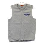 BEAMS GOLF Beams Golf тепловое хранение V шея тренировочный лучший серый серия S Golf одежда мужской 