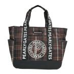 PEARLY GATES Pearly Gates 2023 год модели запирающийся шкафчик сумка большая сумка в клетку оттенок коричневого FR Golf одежда 