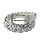 PEARLY GATES Pearly Gates сетка ремень Logo общий рисунок оттенок белого Golf одежда 