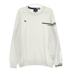 PEARLY GATES Pearly Gates 2024 год модели вязаный свитер рукав Logo оттенок белого 6 Golf одежда мужской 