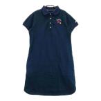 PEARLY GATES Pearly Gates короткий рукав One-piece Nico Chan темно-синий серия 1 Golf одежда женский 