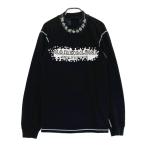 MARK&amp;LONA Mark and rona2023 год модели с высоким воротником футболка с длинным рукавом оттенок черного 46 Golf одежда мужской 