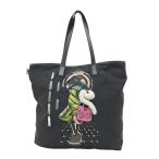 PRADA Prada большая сумка кожа робот оттенок черного 