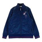 marie claire sport Marie Claire sport обратная сторона ворсистый Zip жакет общий рисунок темно-синий серия LL Golf одежда женский 