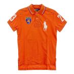 【新品】Polo by Ralph Lauren ポロ バイ ラルフ ローレン  半袖ポロシャツ ビックポニー  オレンジ系 S メンズ