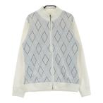 FOOT JOY foot Joy подкладка есть вязаный жакет в клетку оттенок белого M Golf одежда женский 
